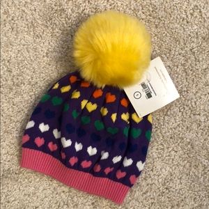 Heart Pom hat